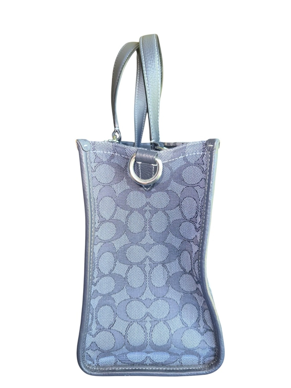 Coach Dempsey Carryall Tote 22 in Signature Jacquard - Picture 5 of 11